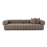 Lahti 2-seater sofa with piano-key silhouette, stain-resistant fabric, and plush cushioning for modern living rooms.